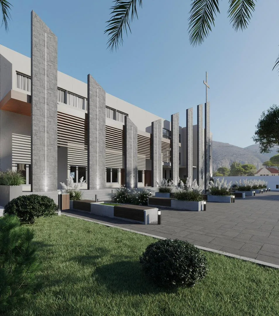 Institutional building render